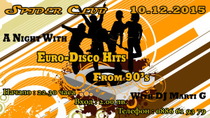 10.12 - Spider Club - Euro Disco