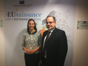 Eva Maydell and Luca Jahier, EESC